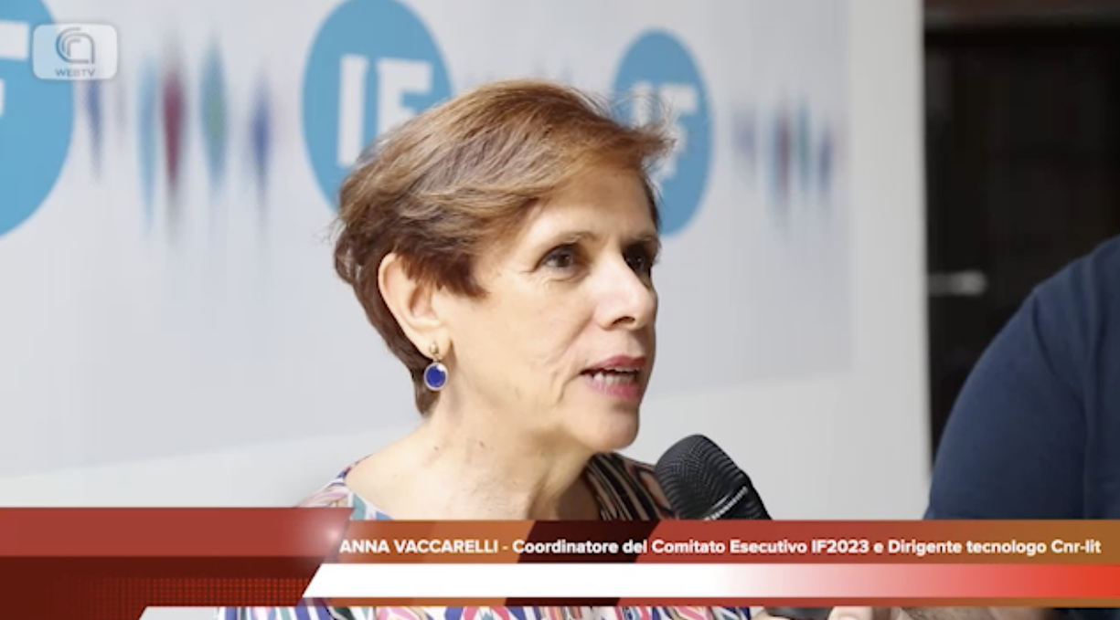 A IF2023 tutte le sfumature della parola #artificiale Anna Vaccarelli