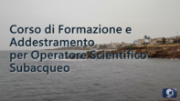 Immergersi in sicurezza: a Capo Granitola il corso per gli operatori scientifici subacquei del Cnr Corso sub